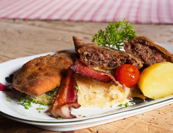 Fleischkrapfen im "Mein Lieblingsplatz" in Filzmoos